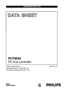 浏览型号PCF8584P的Datasheet PDF文件第1页