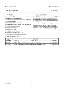 浏览型号PCF8584T的Datasheet PDF文件第3页