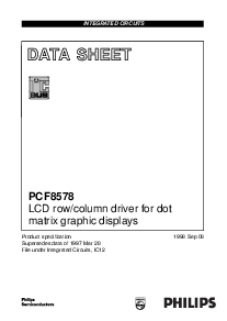 浏览型号PCF8578T的Datasheet PDF文件第1页