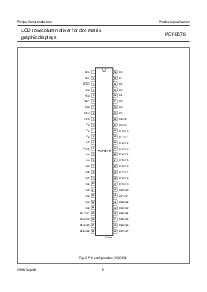 浏览型号PCF8578T的Datasheet PDF文件第6页
