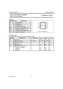 浏览型号PCF8582E-2的Datasheet PDF文件第5页