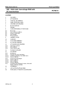 浏览型号PCF8570的Datasheet PDF文件第2页