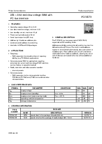 浏览型号PCF8570P的Datasheet PDF文件第3页