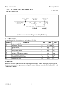 浏览型号PCF8570P的Datasheet PDF文件第8页