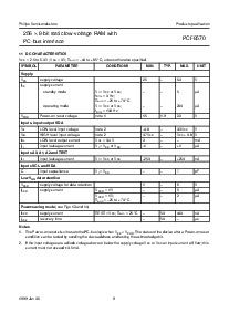 浏览型号PCF8570的Datasheet PDF文件第9页
