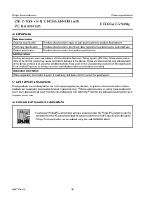 浏览型号PCF8582C-2的Datasheet PDF文件第20页
