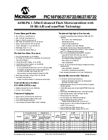 浏览型号PIC18LF8722-E/PT的Datasheet PDF文件第3页