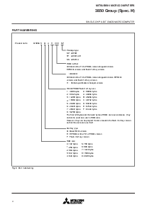 浏览型号M38507F8FP的Datasheet PDF文件第4页