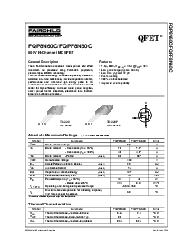 浏览型号FQPF8N60C的Datasheet PDF文件第1页