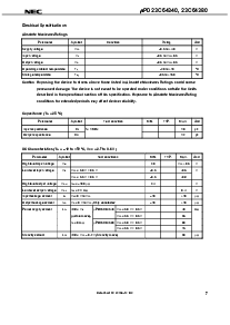 浏览型号UPD23C64340F9-BC3的Datasheet PDF文件第7页