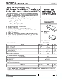 浏览型号MRF9135LR3的Datasheet PDF文件第1页