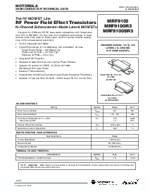 浏览型号MRF9100的Datasheet PDF文件第1页