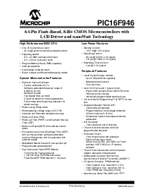 浏览型号PIC16F946I/PT301的Datasheet PDF文件第3页