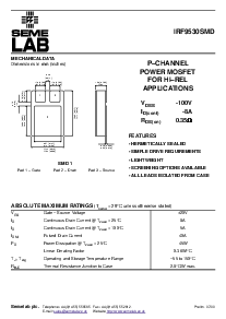 浏览型号IRF9530S的Datasheet PDF文件第1页