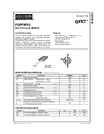 浏览型号FQPF9P25的Datasheet PDF文件第1页