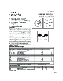 浏览型号IRF9Z24NS的Datasheet PDF文件第1页