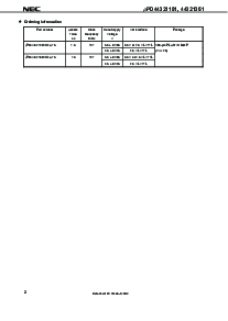 浏览型号UPD44321361GF-A75的Datasheet PDF文件第2页
