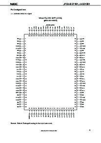 浏览型号UPD44321361GF-A75的Datasheet PDF文件第3页