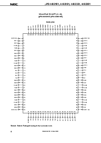 浏览型号UPD4482361GF-A75的Datasheet PDF文件第6页