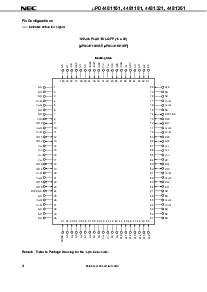 浏览型号UPD4481181GF-A75的Datasheet PDF文件第4页