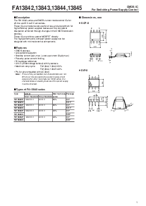 浏览型号FA13842的Datasheet PDF文件第1页