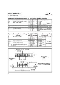 浏览型号HFA200MD40C的Datasheet PDF文件第2页