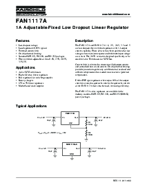 浏览型号FAN1117AD33X的Datasheet PDF文件第1页