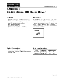 浏览型号FAN8082DTF的Datasheet PDF文件第1页