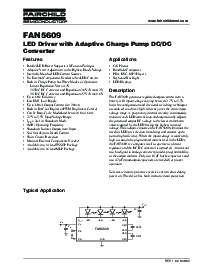 浏览型号FAN5609MPX的Datasheet PDF文件第1页