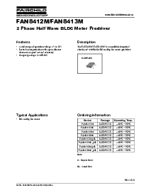 浏览型号FAN8412M的Datasheet PDF文件第1页