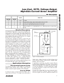 浏览型号MAX4073FAXK-T的Datasheet PDF文件第7页