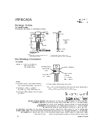 浏览型号IRFBC40的Datasheet PDF文件第8页