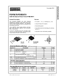 浏览型号FDB2670的Datasheet PDF文件第1页