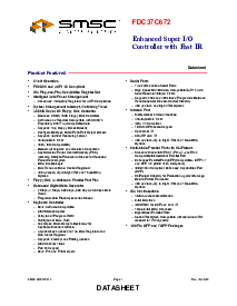 浏览型号FDC37C672QFP的Datasheet PDF文件第1页