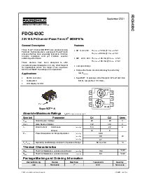 浏览型号FDC6420C的Datasheet PDF文件第1页