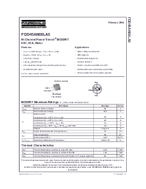 浏览型号FDD45AN06LA0的Datasheet PDF文件第1页