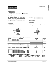 浏览型号FDD6606的Datasheet PDF文件第1页