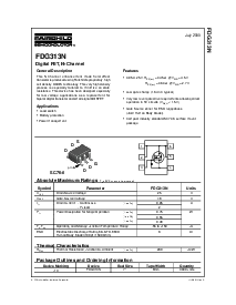 浏览型号FDG313N的Datasheet PDF文件第1页