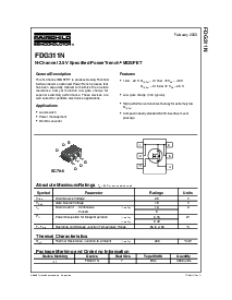 浏览型号FDG311N的Datasheet PDF文件第1页