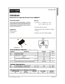 浏览型号FDN339AN的Datasheet PDF文件第1页