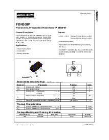 浏览型号FDN308P的Datasheet PDF文件第1页