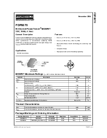 浏览型号FDP8870的Datasheet PDF文件第1页