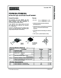浏览型号FDP8030L的Datasheet PDF文件第1页