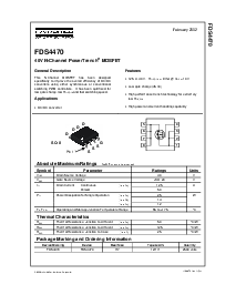 浏览型号FDS4470的Datasheet PDF文件第1页