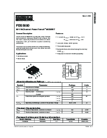 浏览型号FDS5690的Datasheet PDF文件第1页