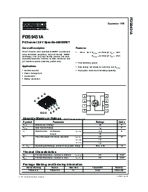 浏览型号FDS9431A的Datasheet PDF文件第1页