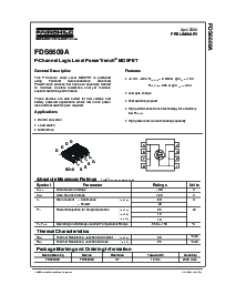 浏览型号FDS6609A的Datasheet PDF文件第1页