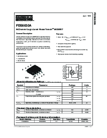浏览型号FDS6630的Datasheet PDF文件第1页