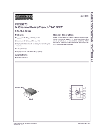 浏览型号FDS8870的Datasheet PDF文件第1页
