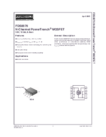 浏览型号FDS8876的Datasheet PDF文件第1页